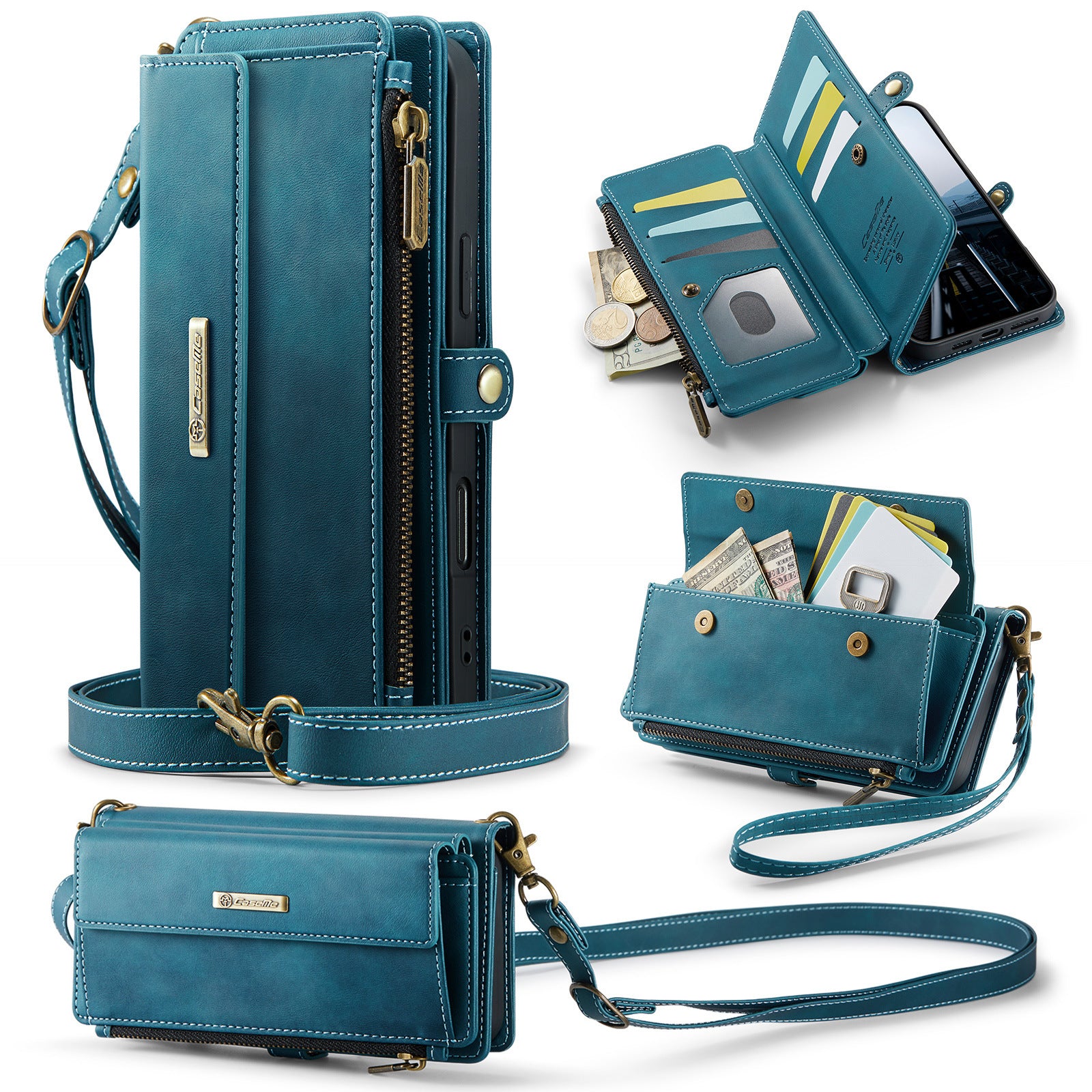 RFID Lanyard Multifunctional wallet case For Samsung