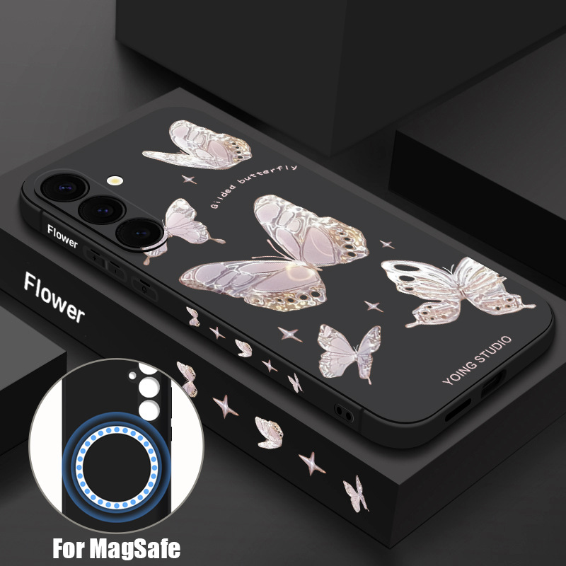 Butterfly Flowers Case For Samsung