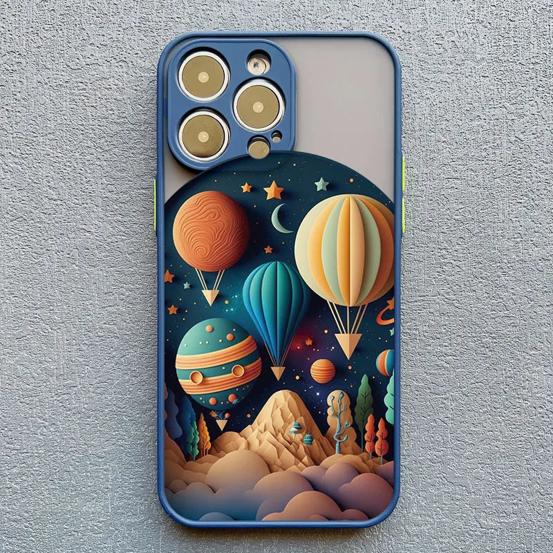 Printing Landscape Matte Case For iPhone