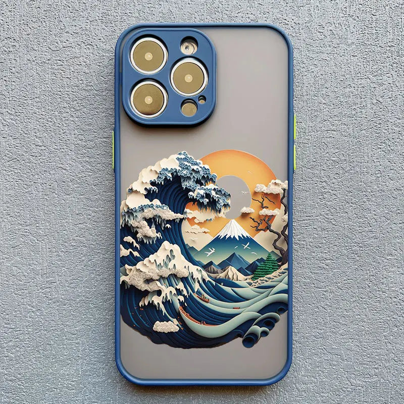 Printing Landscape Matte Case For iPhone