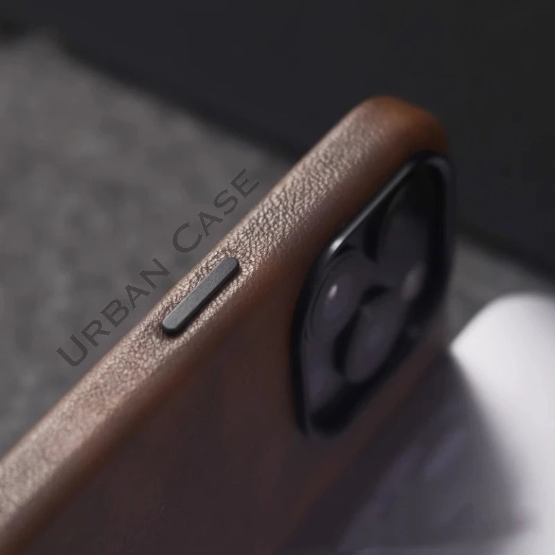 Magsafe Magnetic Vintage High Quality Leather Case For iPhone
