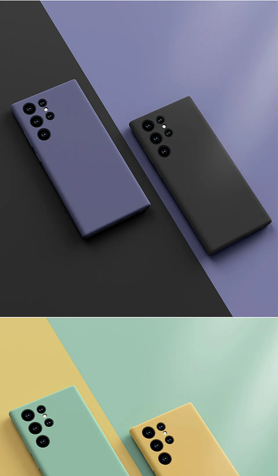 Original Liquid Silicone Case For Samsung