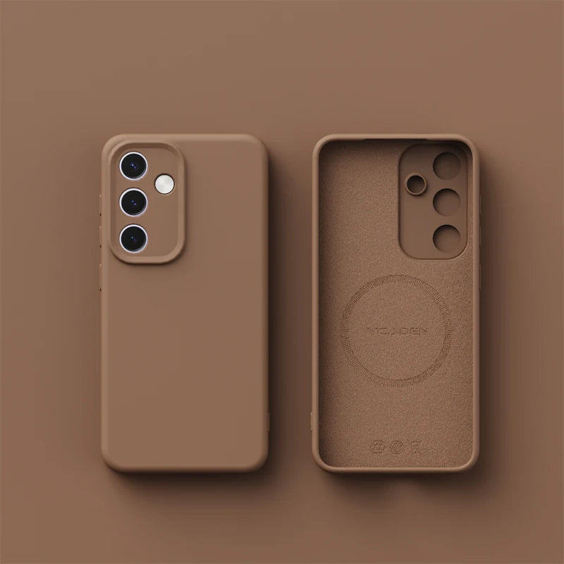 Magsafe Magnetic Liquid Silicone Case For Samsung