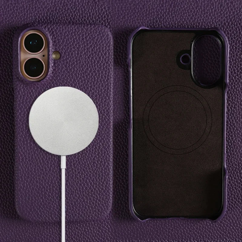 [Copy]Top Layer Cowhide Leather Phone Case for iPhone