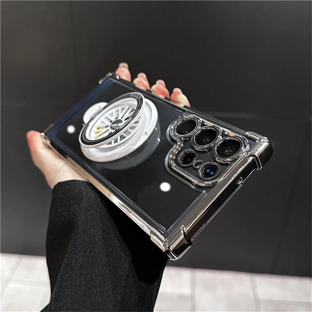 airbag electroplating gyro decompression case for Samsung