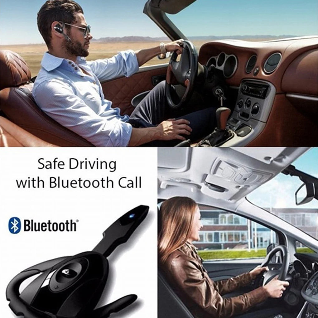 Wireless Driving Noise-Canceling Earphone with Microphone