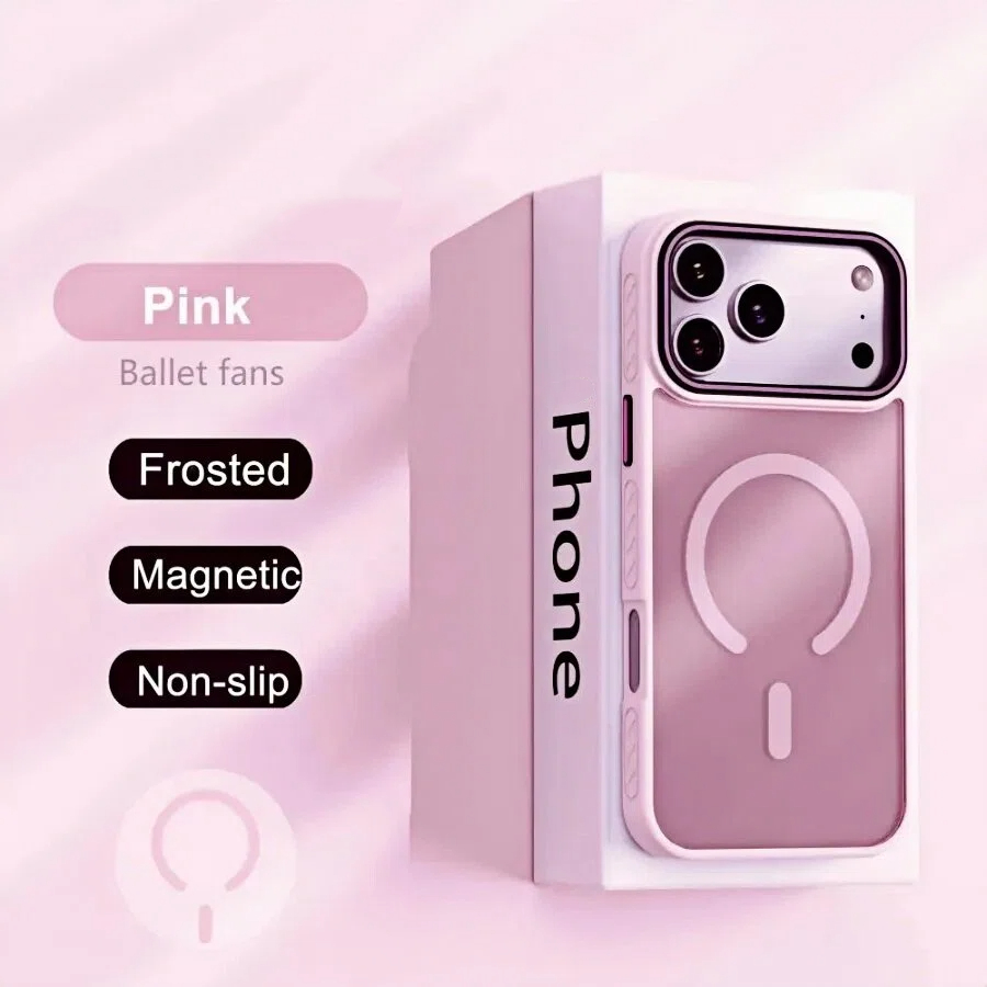 Magsafe Magnetic Matte Transparent Case For iPhone