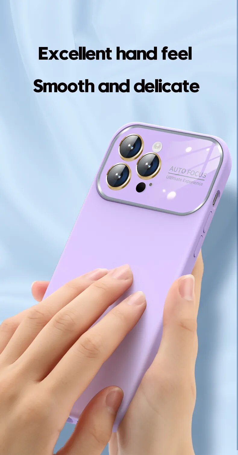 Square Liquid Silicone Case for iPhone