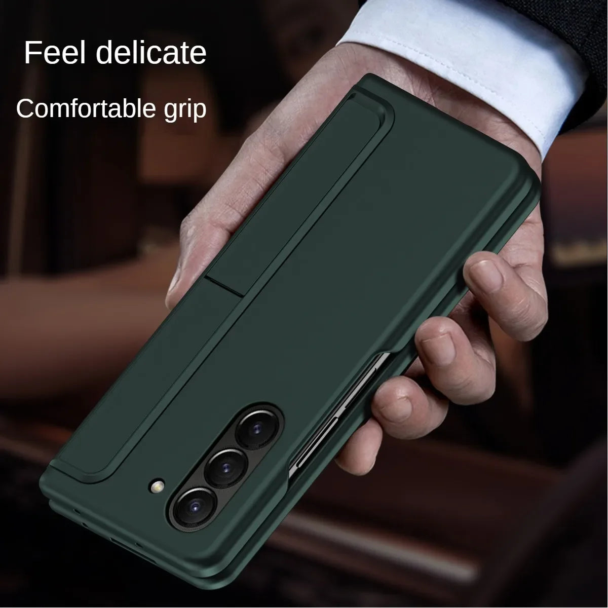 Skin Friendly Matte with Removable Pen Slot Case For Samsung