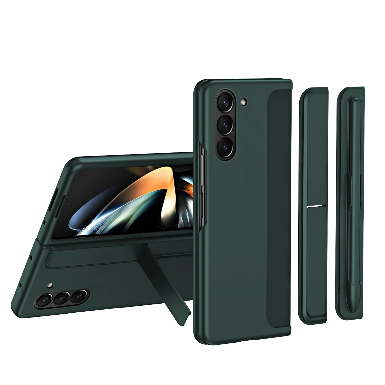 Skin Friendly Matte with Removable Pen Slot Case For Samsung