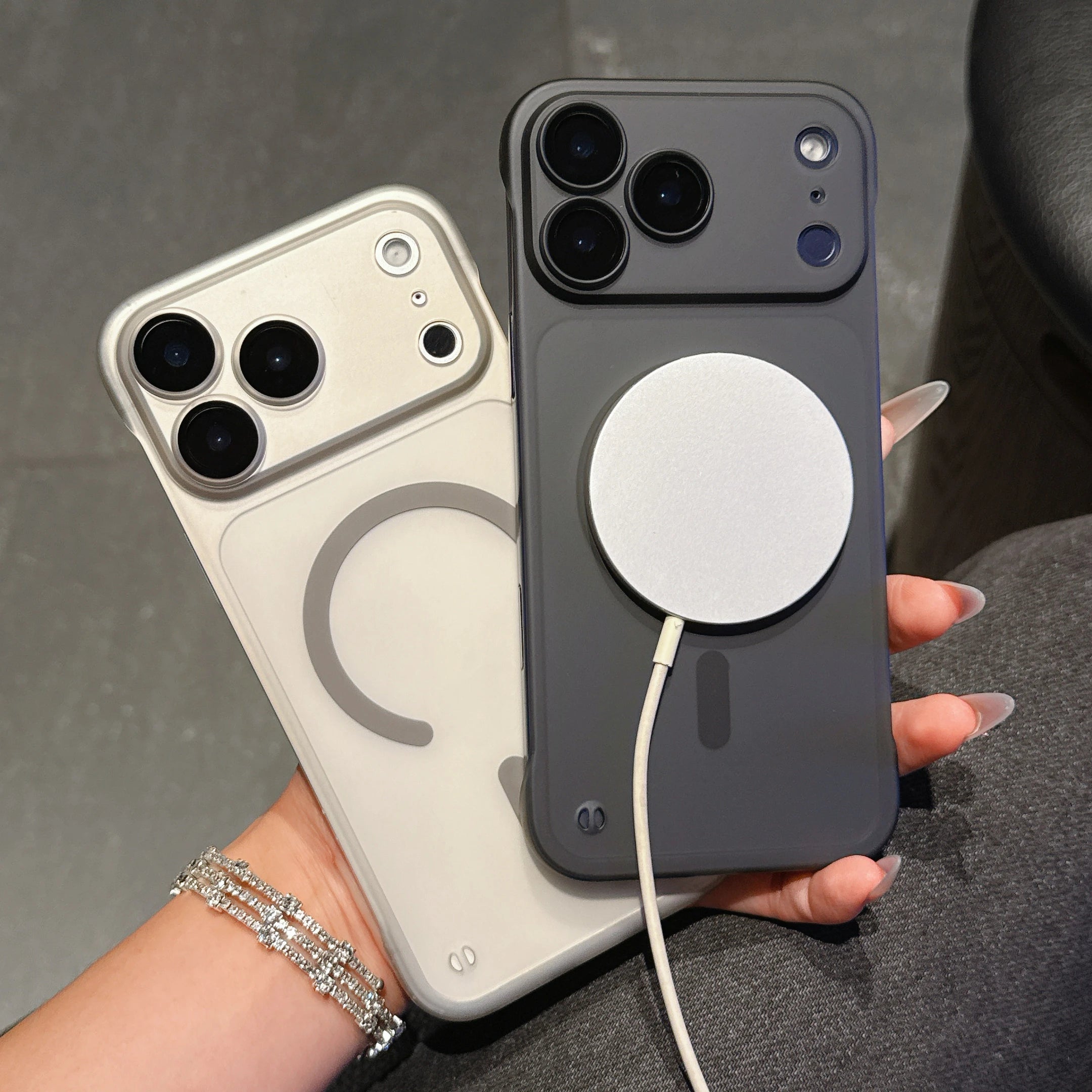 Frameless Ultra Thin Matte Translucent Case for iPhone