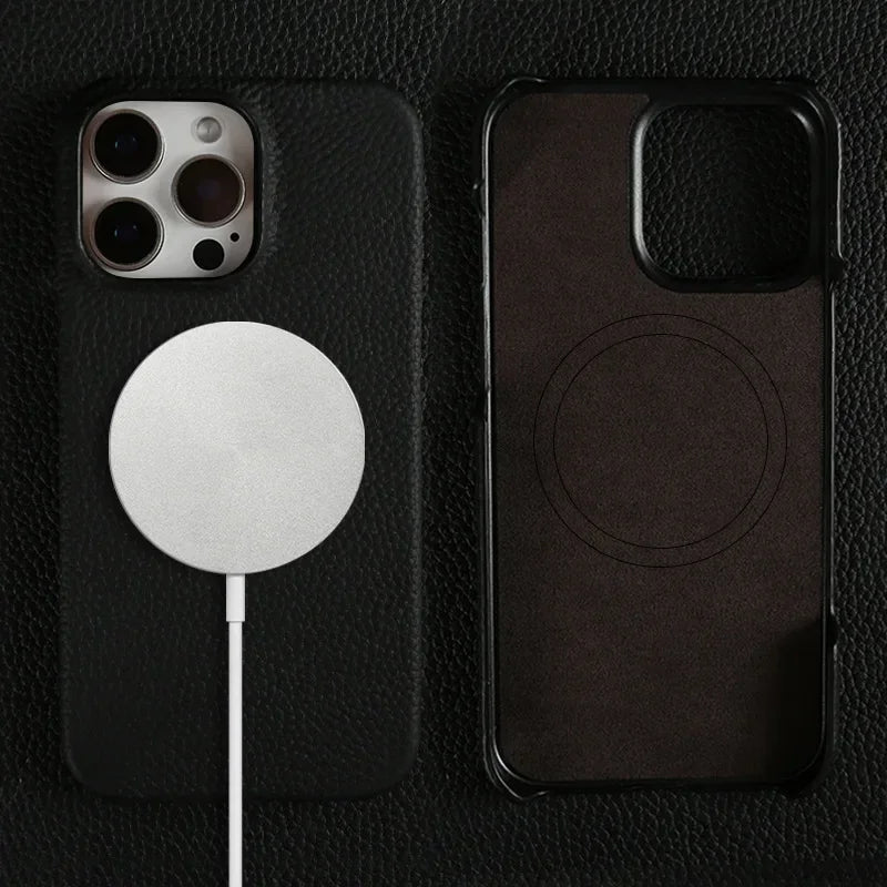 [Copy]Top Layer Cowhide Leather Phone Case for iPhone