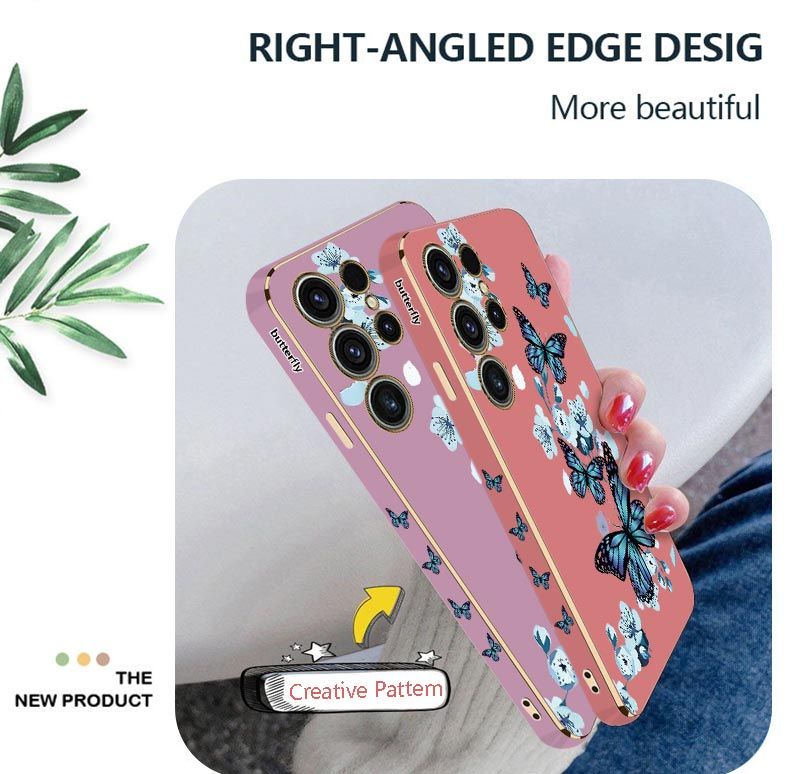 Aurora Butterfly Plating Case For Samsung