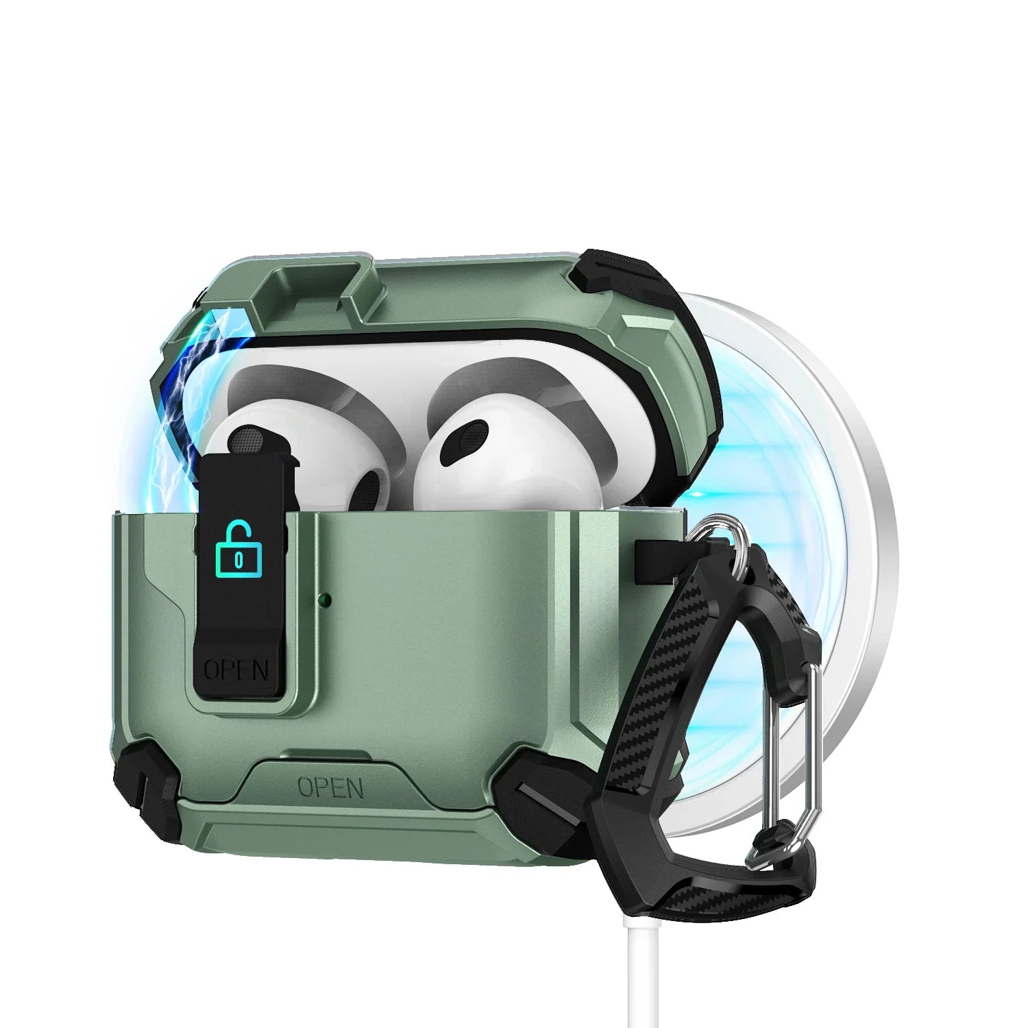 Magsafe Magnetic Wireless Charging Earphone Case for Airpods