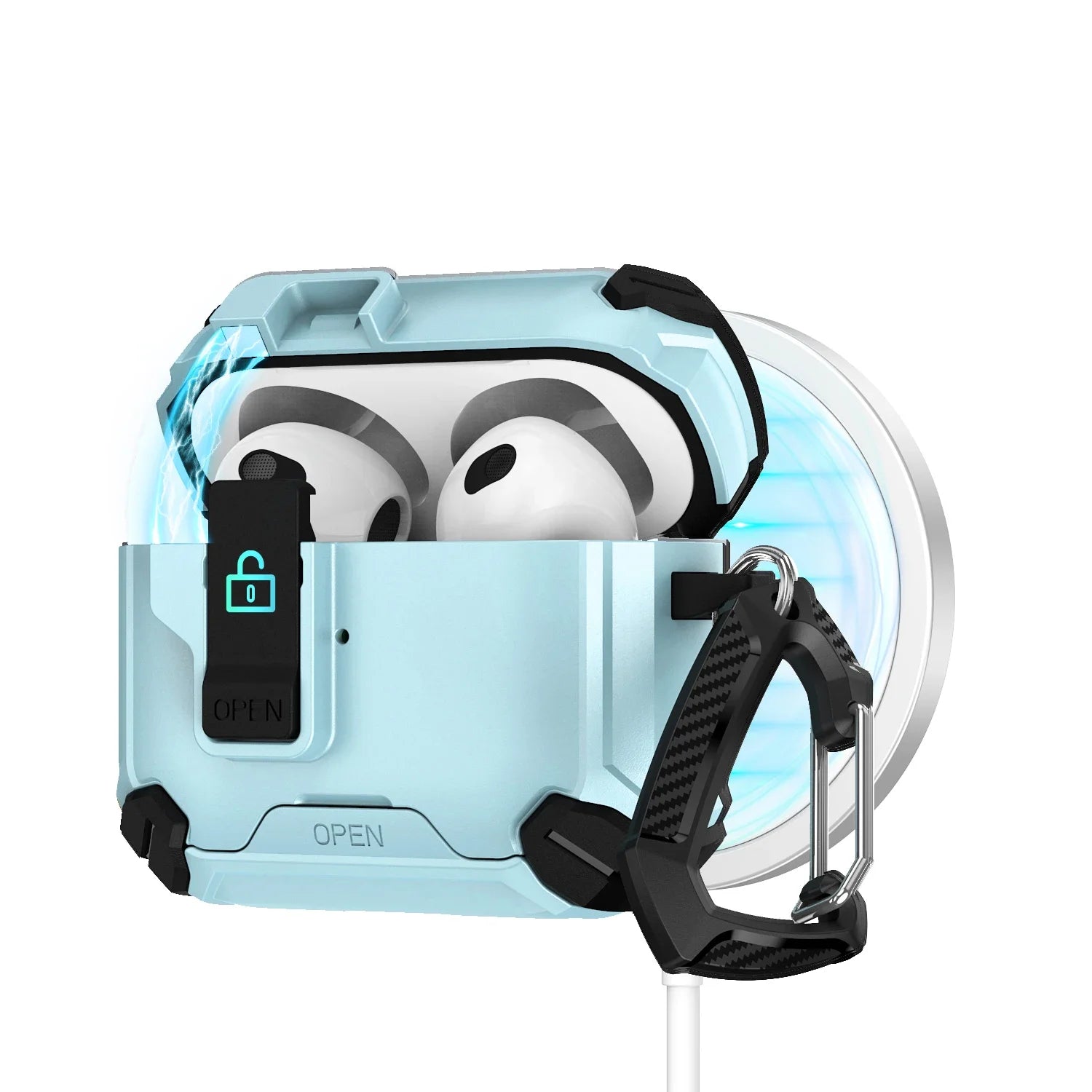 Magsafe Magnetic Wireless Charging Earphone Case for Airpods