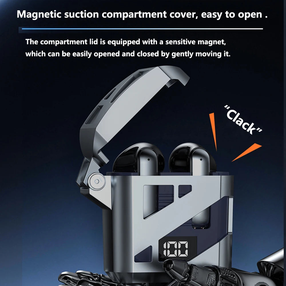 Hands-free Wireless Smart Sports Stereo Bluetooth Headset with Microphone