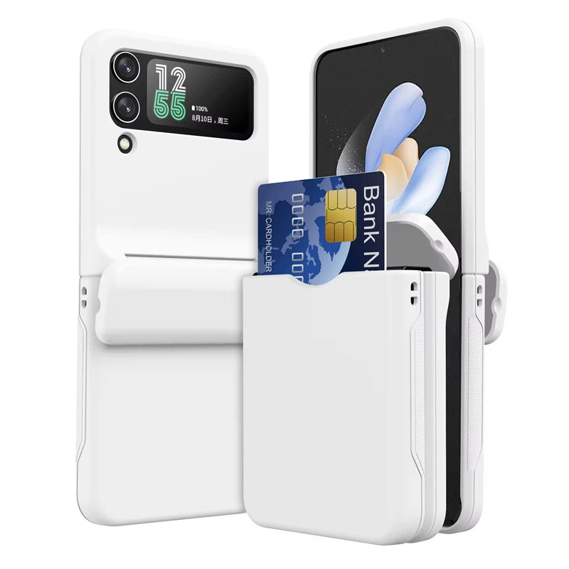 Folding Insert Card Frosted Case For Samsung