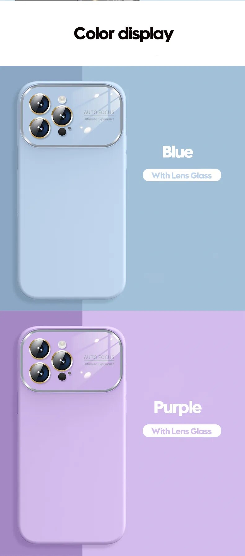 Square Liquid Silicone Case for iPhone
