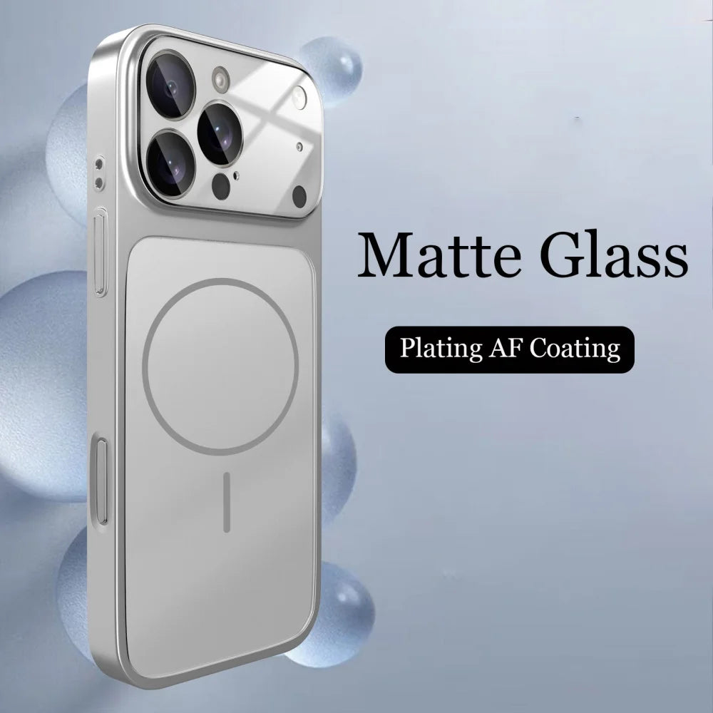 Magsafe Original Glass Nano Matte Case For iPhone