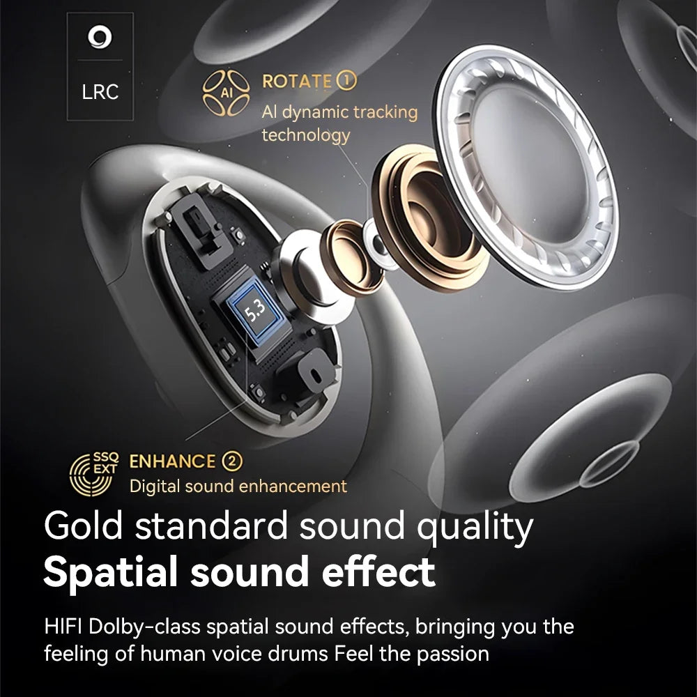 Wireless Bone Conduction Open Ear Sports Bluetooth Headphones