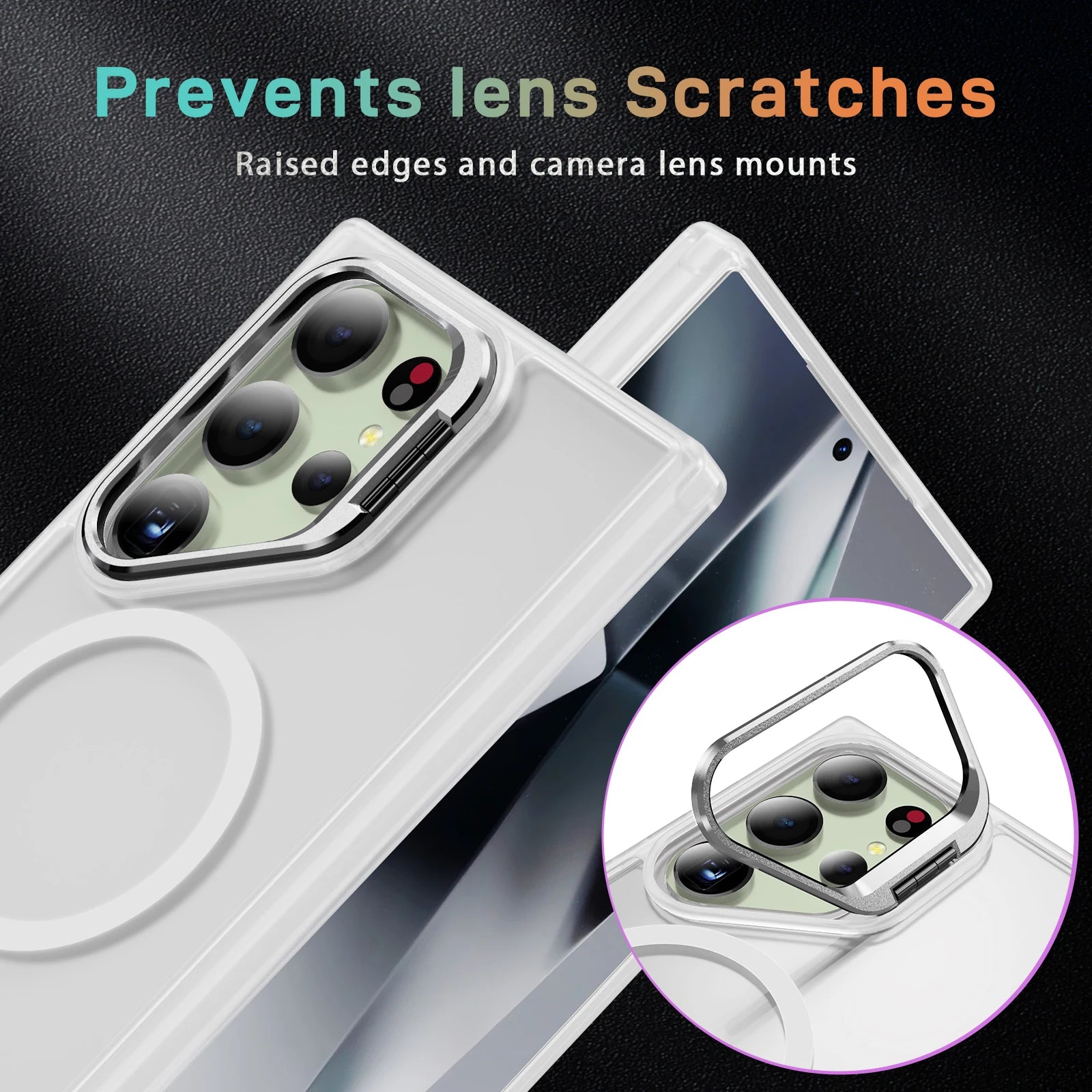 Magsafe Metal Camera Bracket Holder Case For Samsung