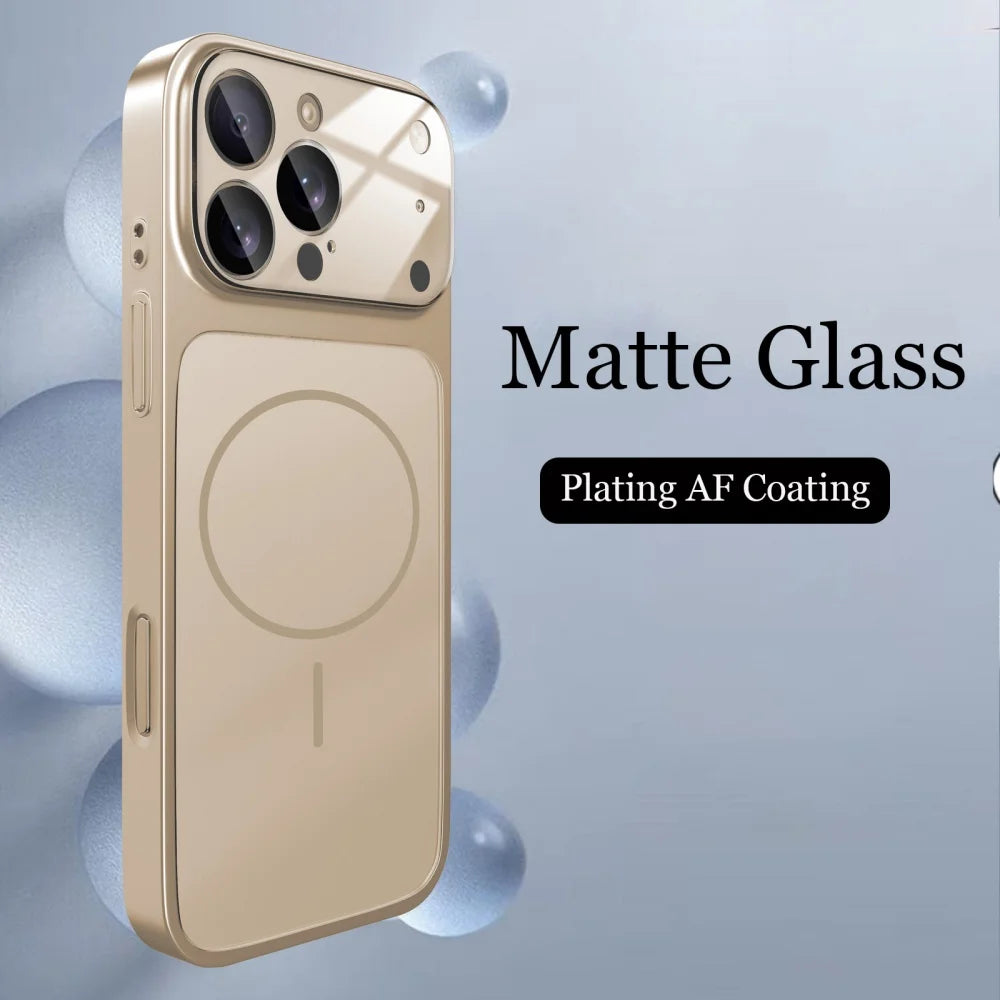 Magsafe Original Glass Nano Matte Case For iPhone