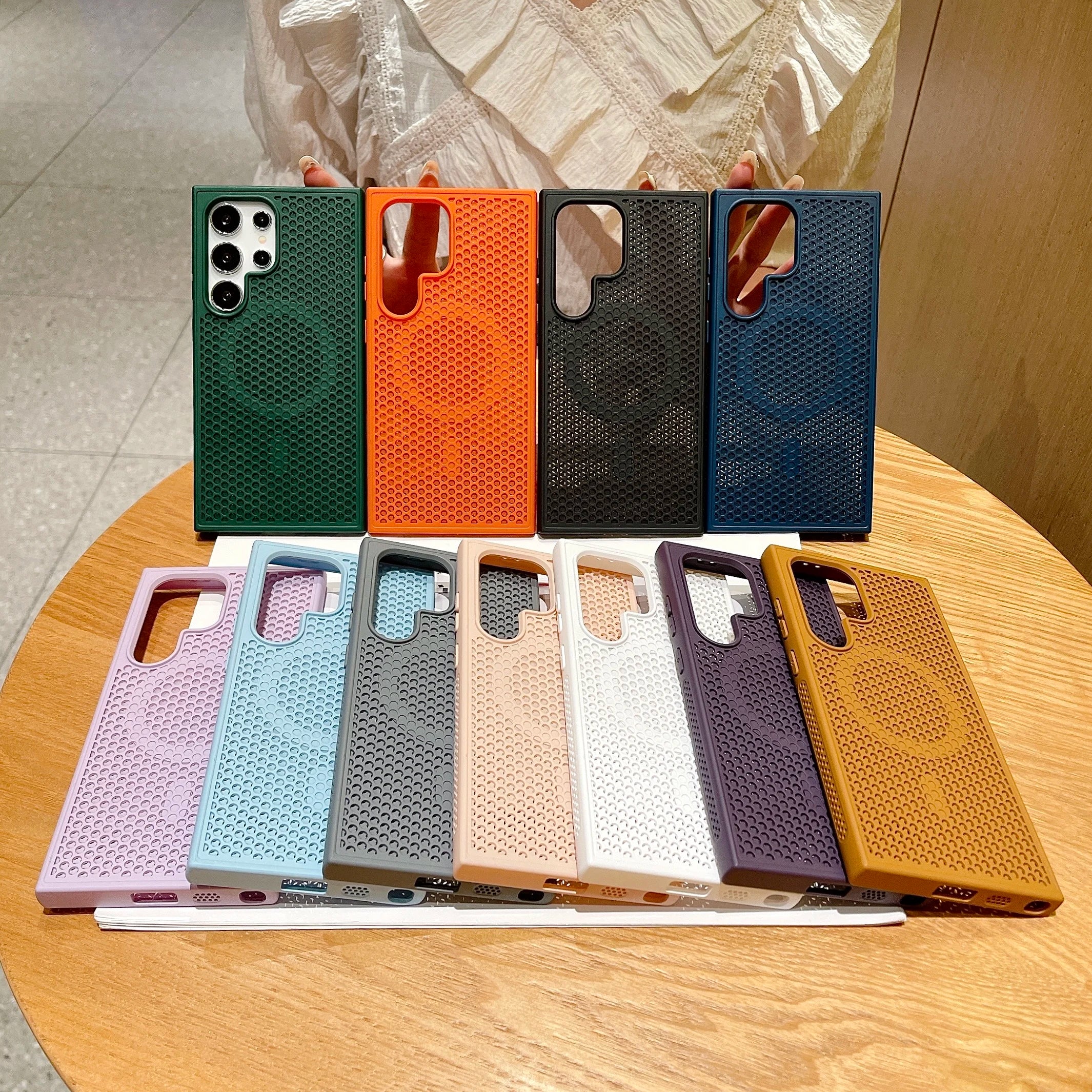 Heat Dissipation Honeycomb Magnetic Case For Samsung