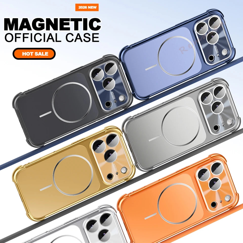 Luxury Magsafe Shockproof Magnetic Case For iPhone