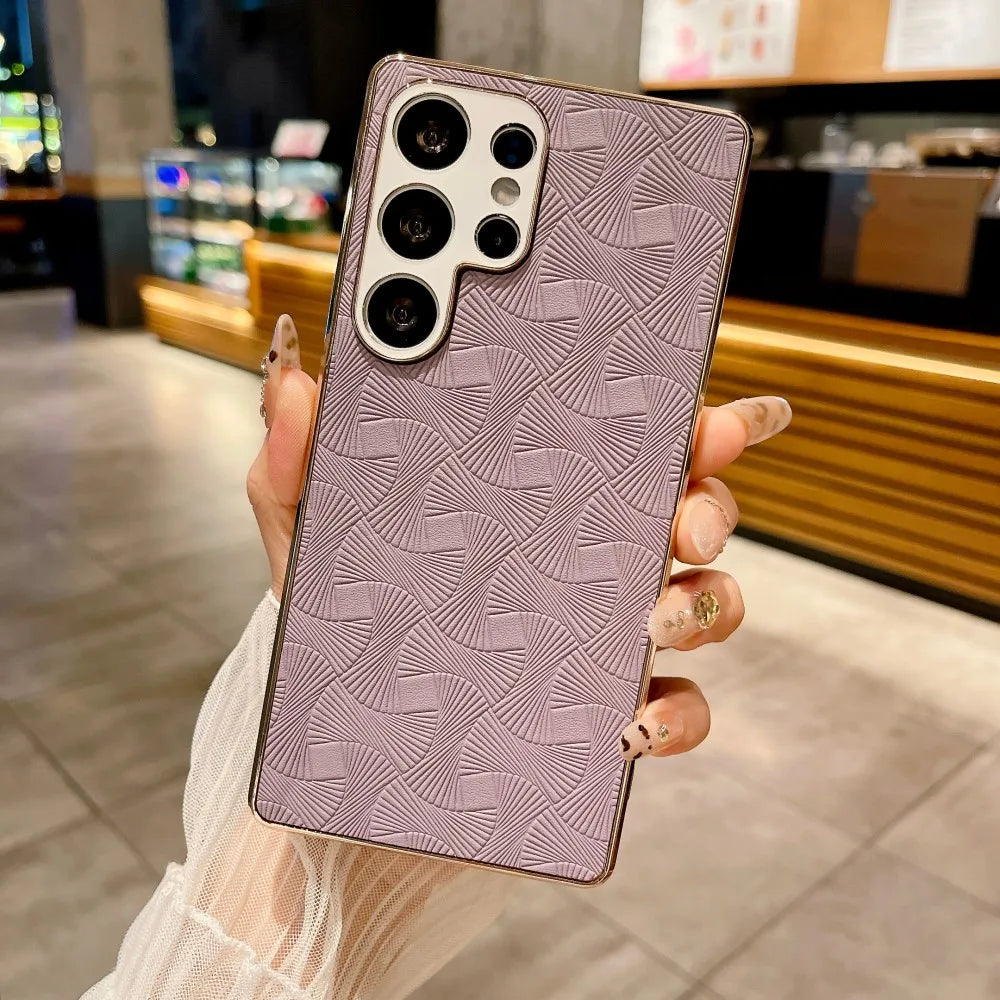 Retro Leather Shockproof Case For Samsung