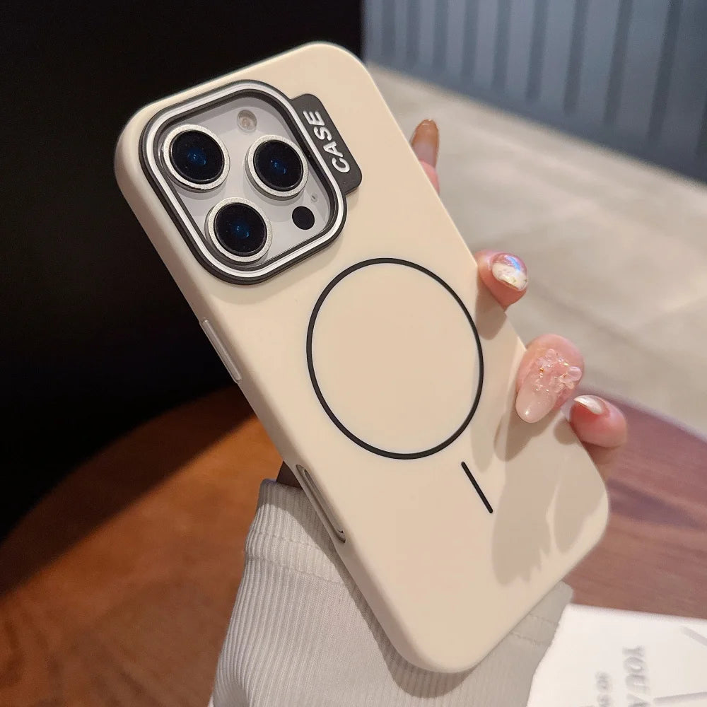 Magsafe Magnetic Liquid Silicone Soft Case For iPhone