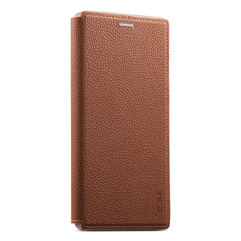 360°full Protection Flip Wallet Card Slot Leather Case For Samsung