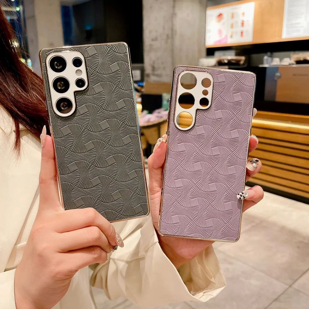 Retro Leather Shockproof Case For Samsung