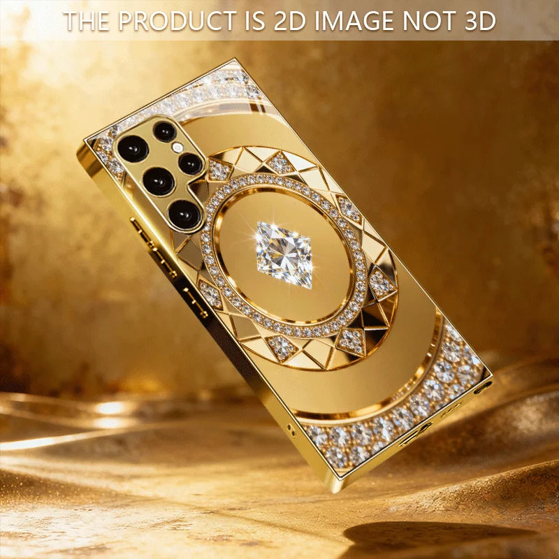 Premium art pattern anti-fall glass case for Samsung