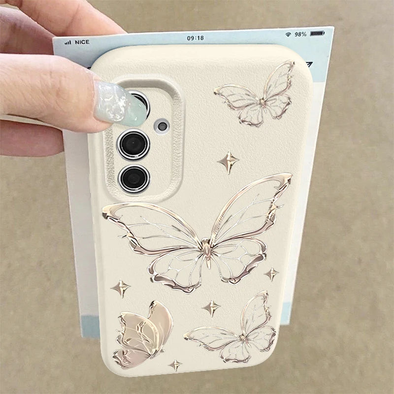 Golden Butterfly Case For Samsung