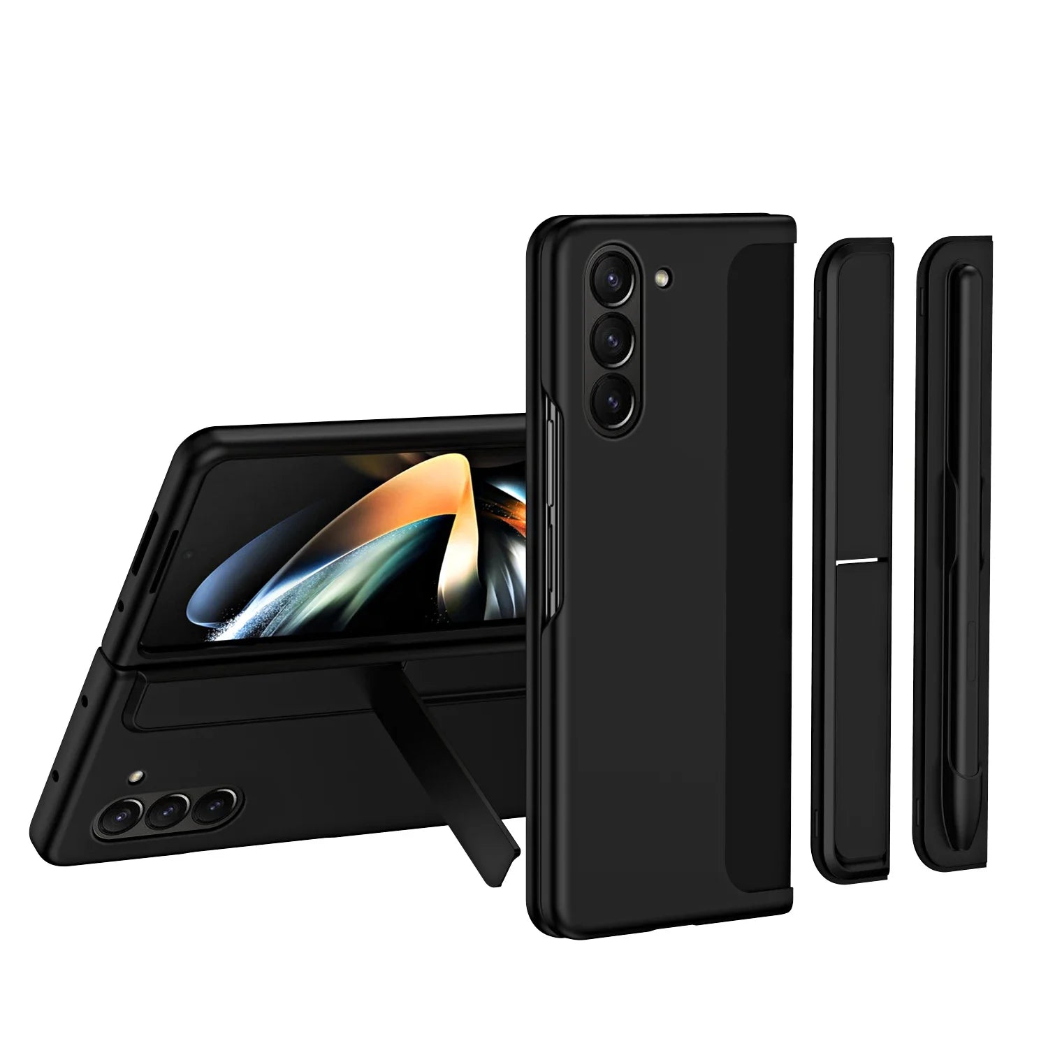 Skin Friendly Matte with Removable Pen Slot Case For Samsung