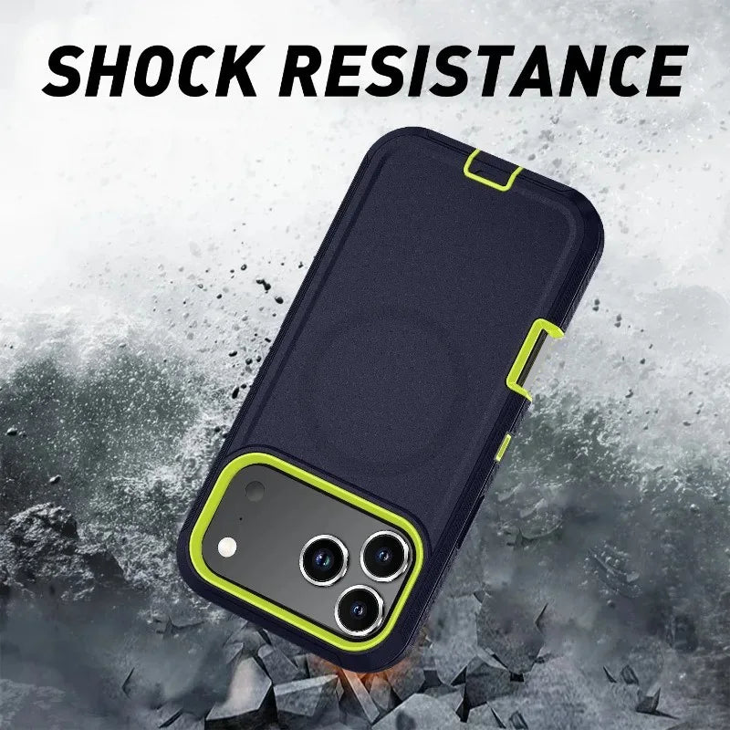 Rugged Anti-Drop Hard Magnetic Case For IPhone