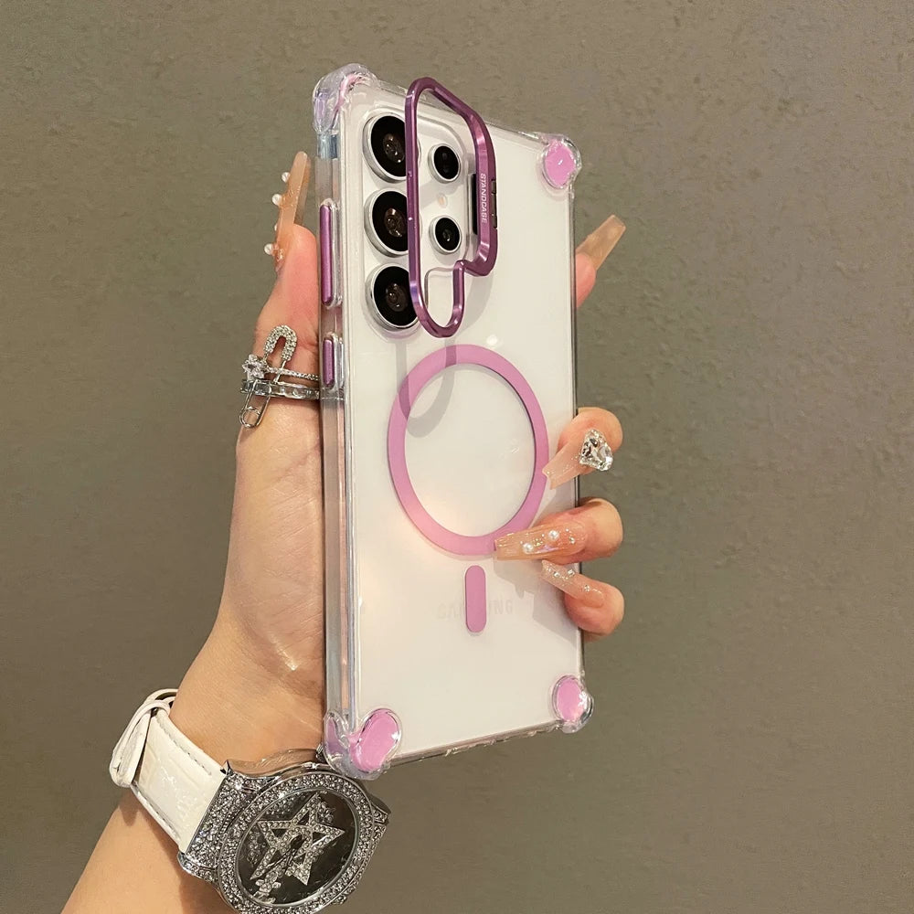 Airbag Anti-fall Cushion Magnetic Case For Samsung