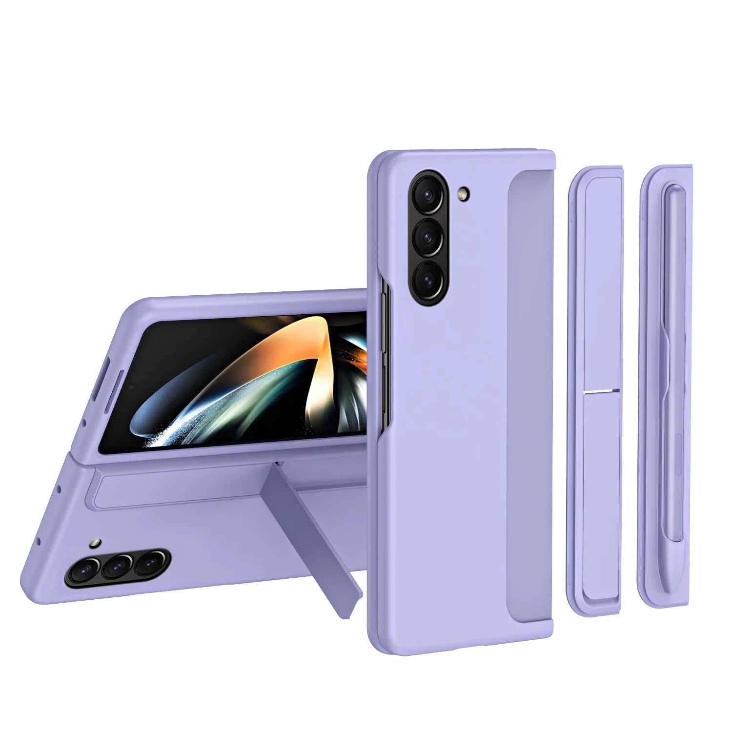 Skin Friendly Matte with Removable Pen Slot Case For Samsung