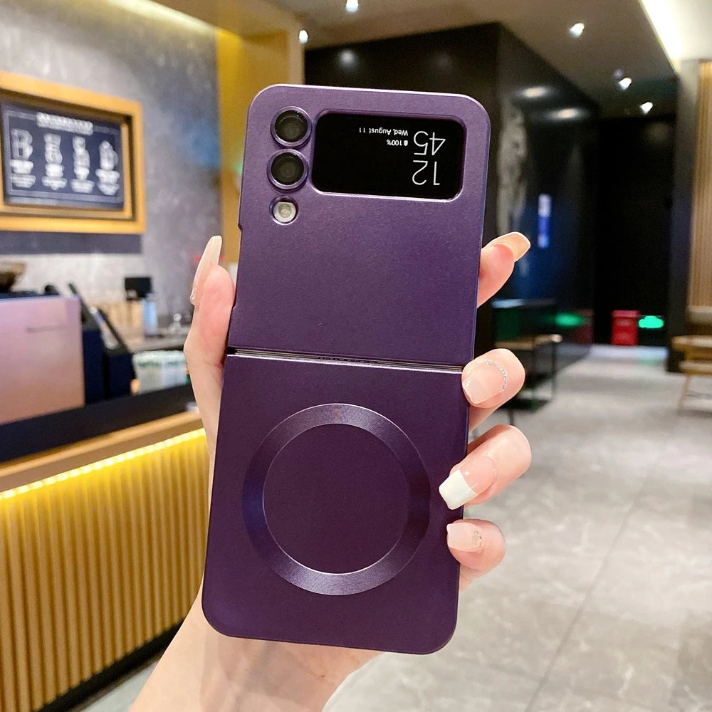 Matte Magsafe Magnetic Wireless Charging Case For Samsung