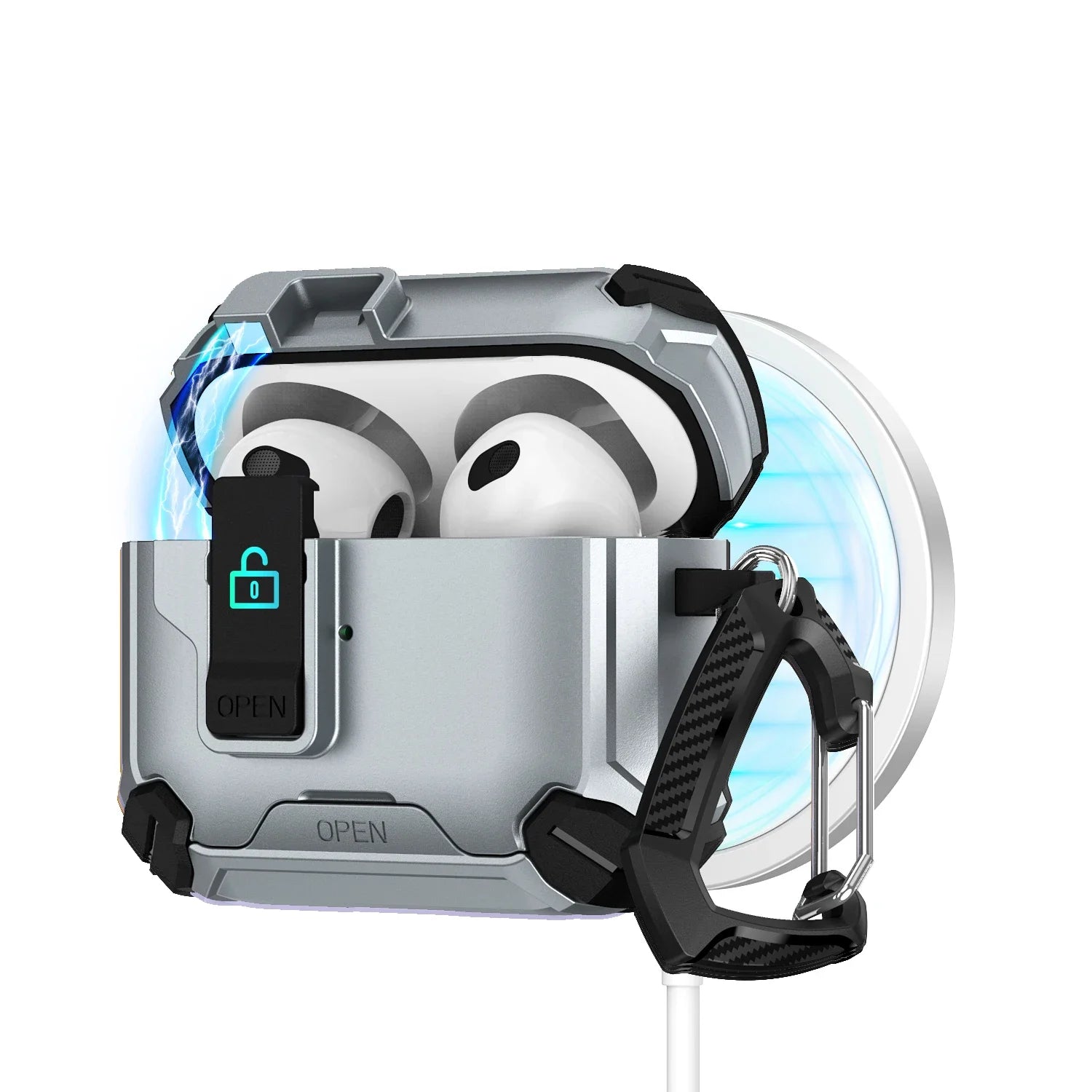 Magsafe Magnetic Wireless Charging Earphone Case for Airpods