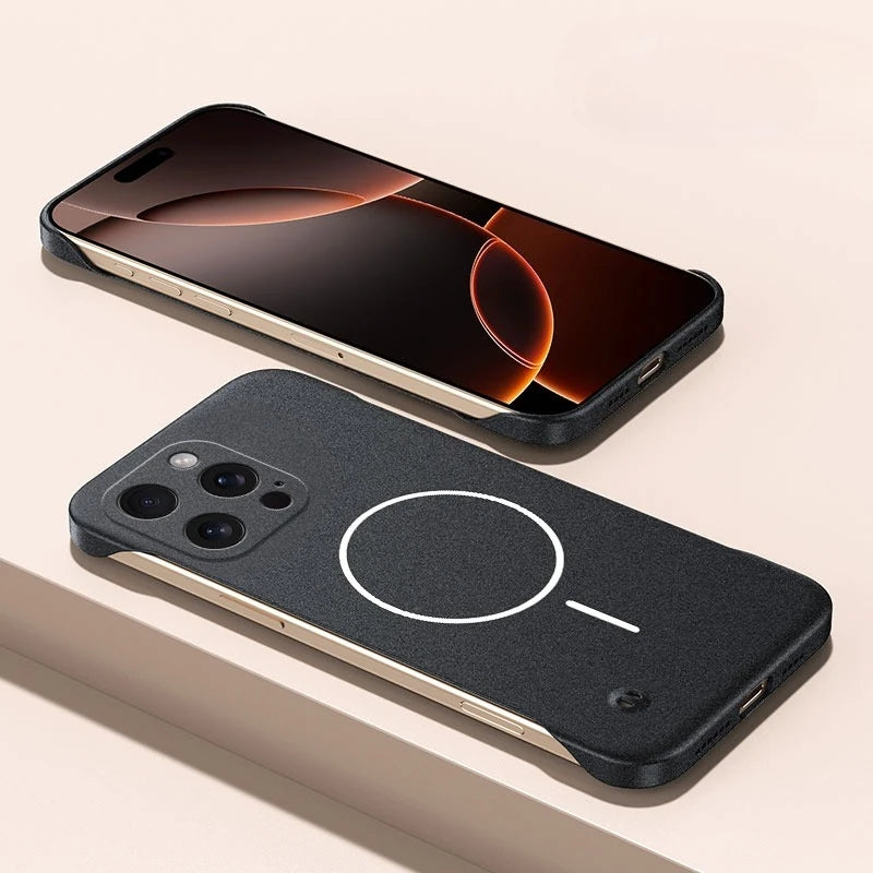 Magsafe Magnetic Frameless Matte Hard Case For iPhone