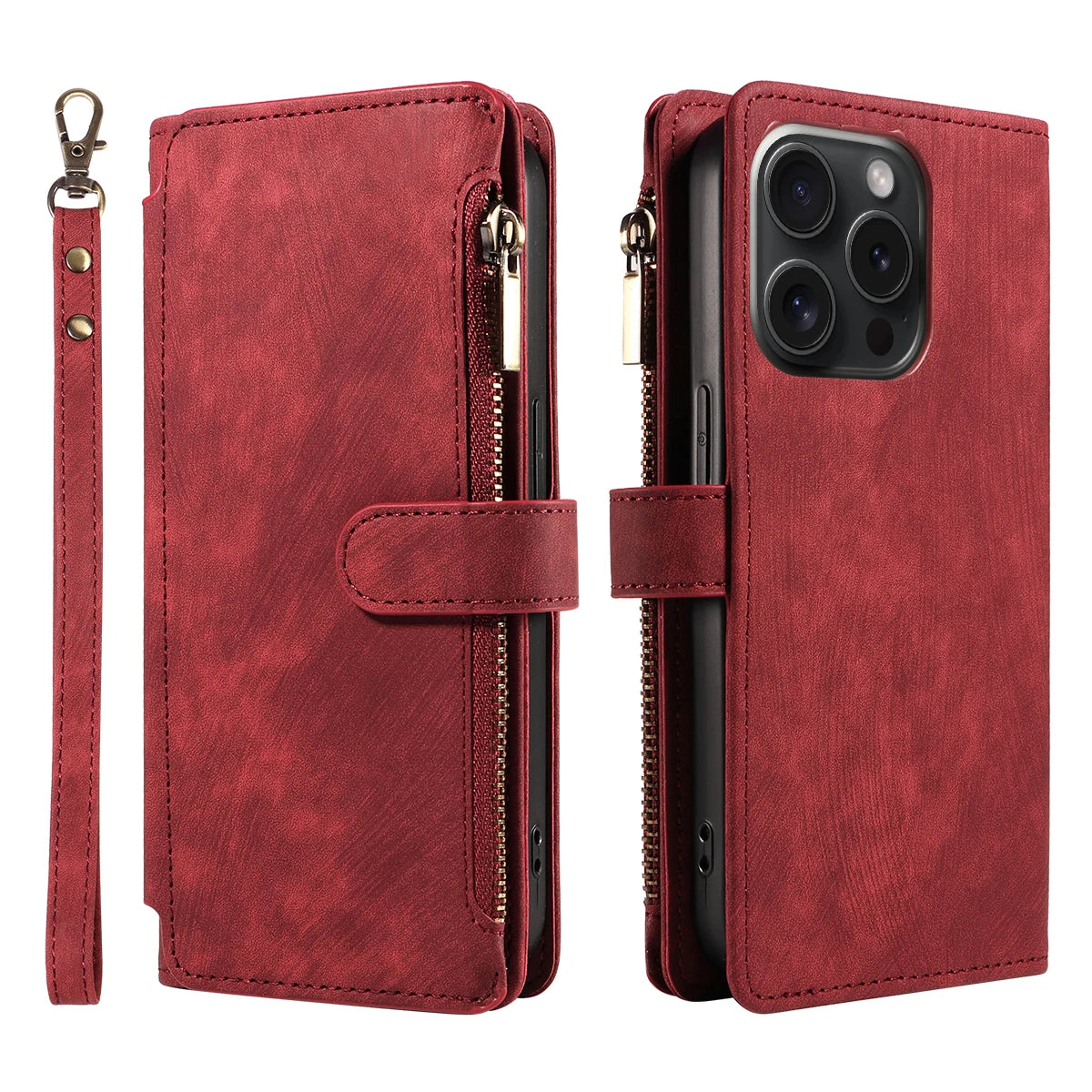 Flip Wallet Leather Case for Samsung