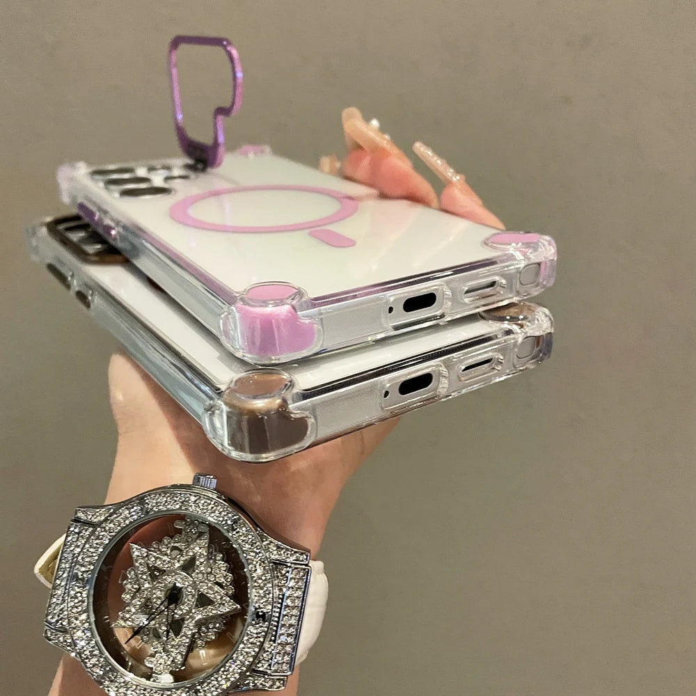 Airbag Anti-fall Cushion Magnetic Case For Samsung