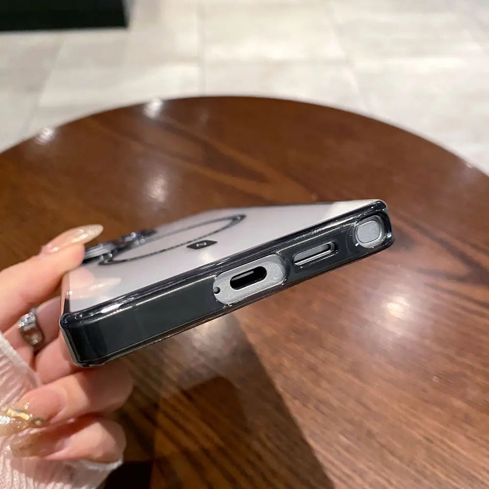 Magsafe Magnetic Minimalist Clear Case for Samsung