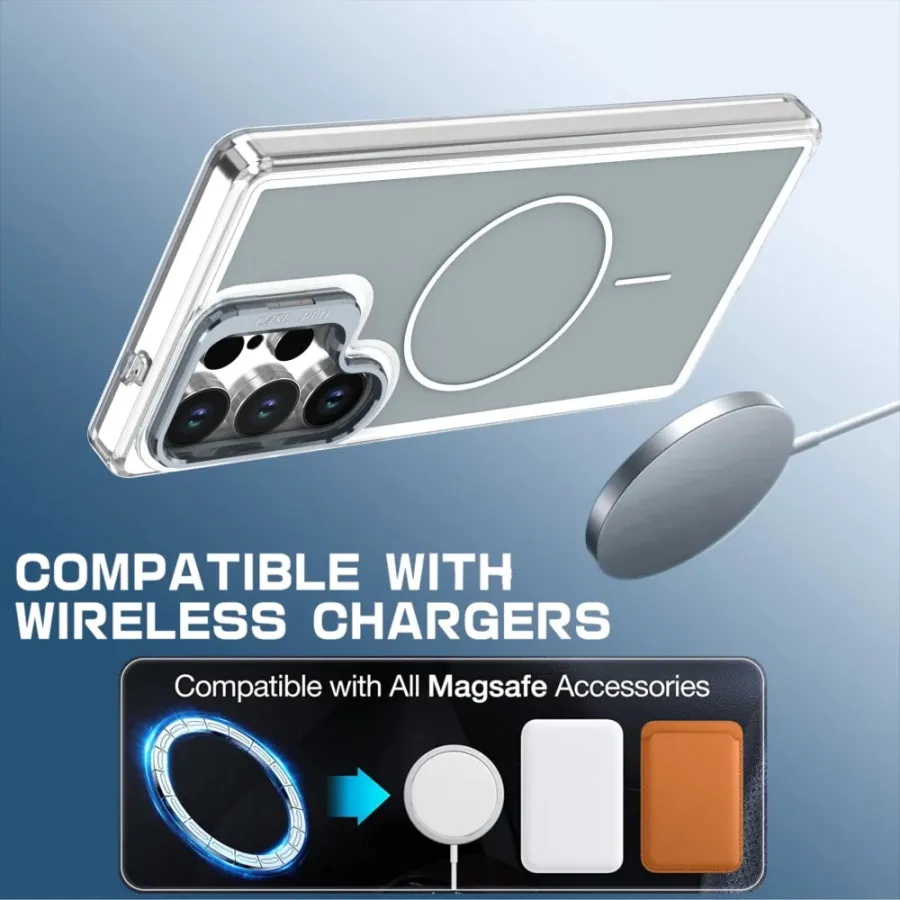 Invisible Lens Frame Holder Magnetic Case for Samsung