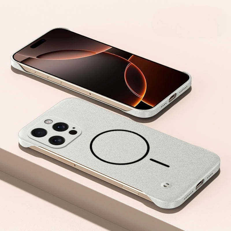 Magsafe Magnetic Frameless Matte Hard Case For iPhone