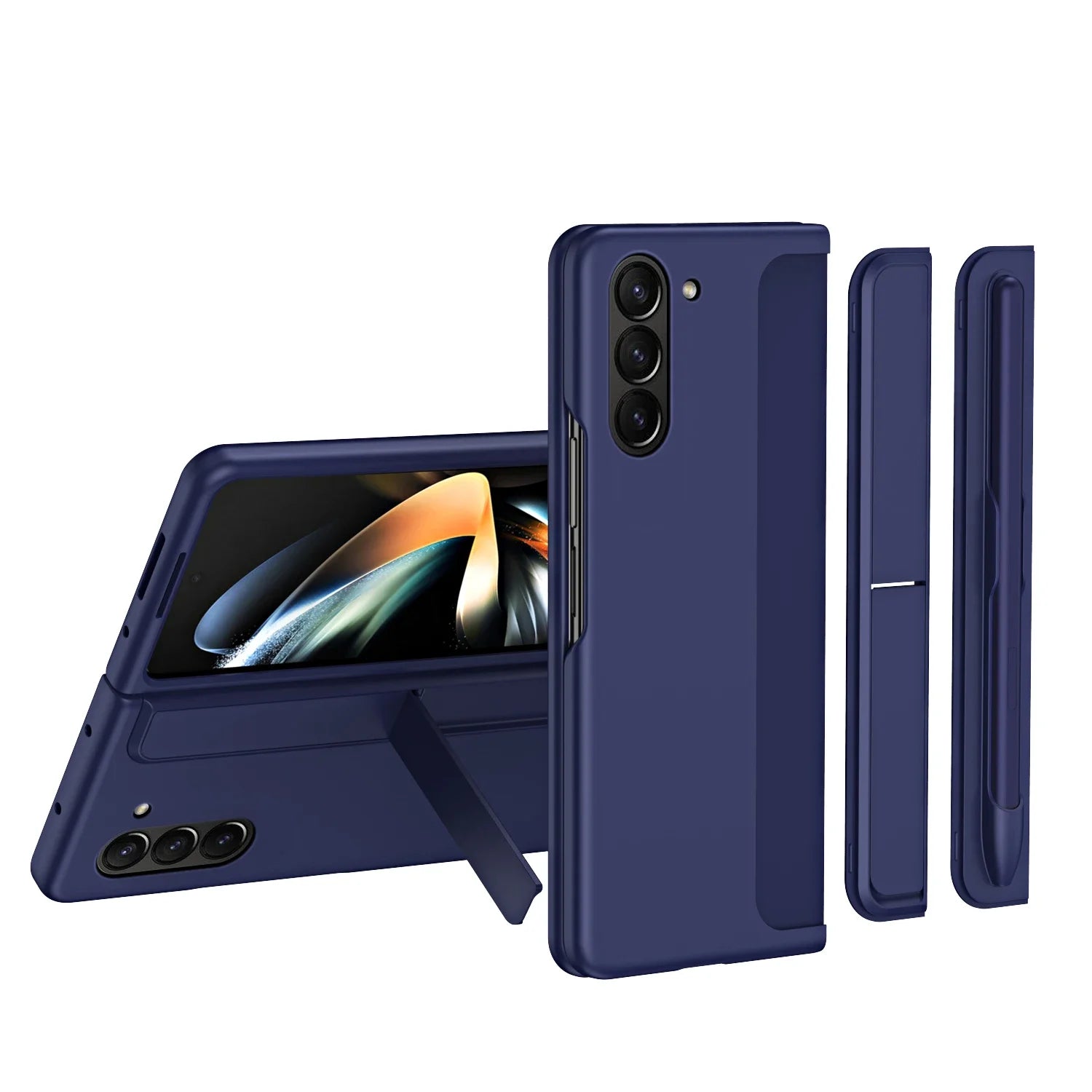 Skin Friendly Matte with Removable Pen Slot Case For Samsung