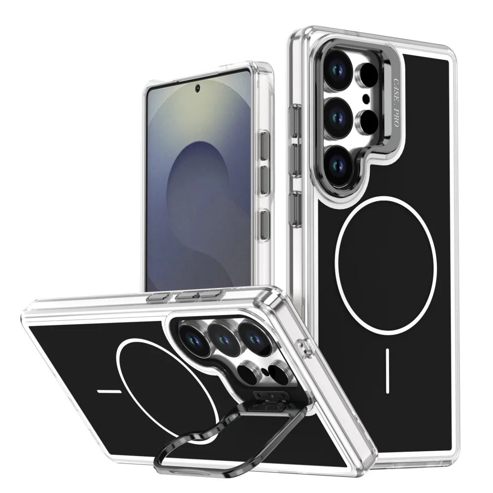 Invisible Lens Frame Holder Magnetic Case for Samsung