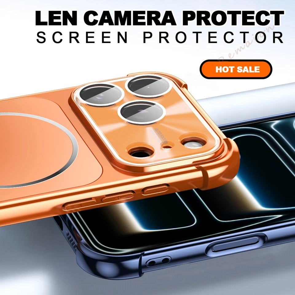 Luxury Magsafe Shockproof Magnetic Case For iPhone