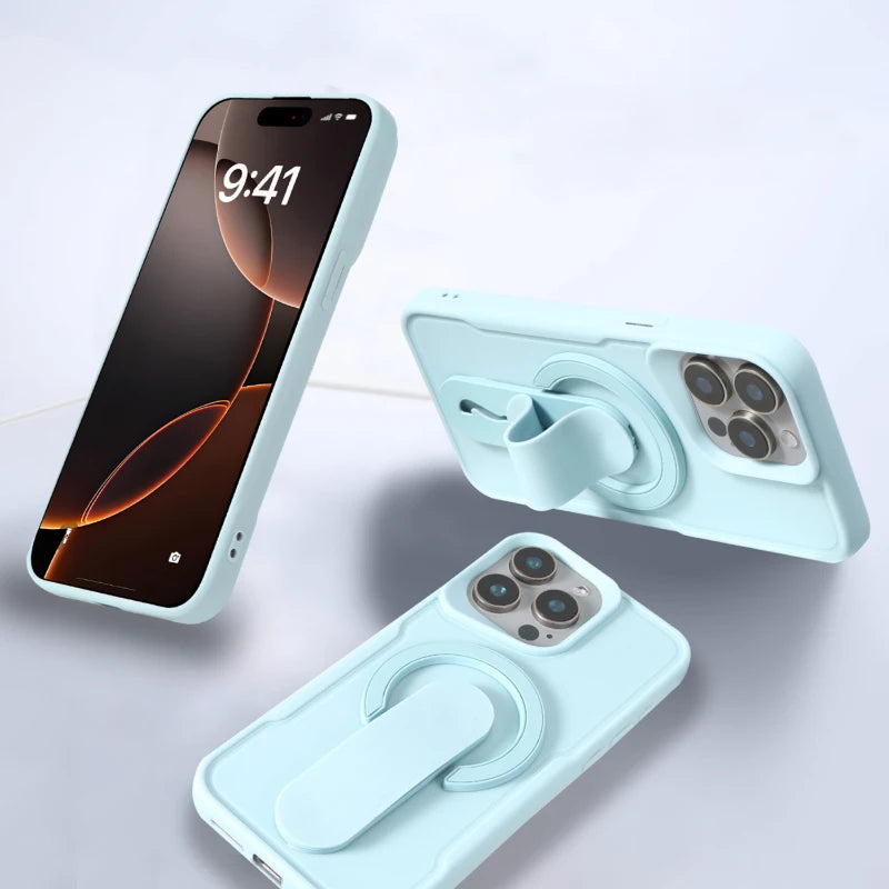 Magsafe Magnetic Push Pull Holder Case For iPhone